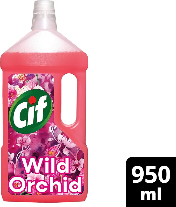 Cif Wild Orchid Floor Cleaner residue-free surface cleaner for linoleum